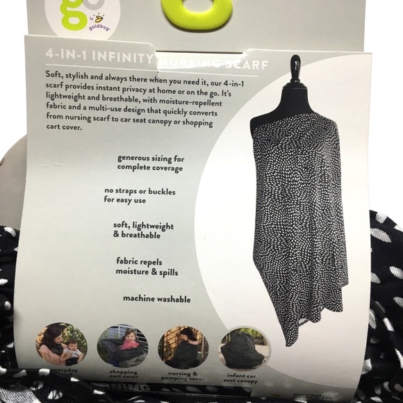 Go by Goldbug 4 in 1 Infinity Nursing Scarf - Picture 4 of 4